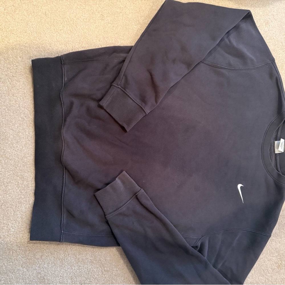 Nike Men's Charcoal Crewneck Sweater